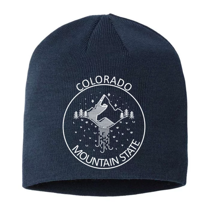 Colorado Mountain State Emblem 8 1/2in Sustainable Knit Beanie