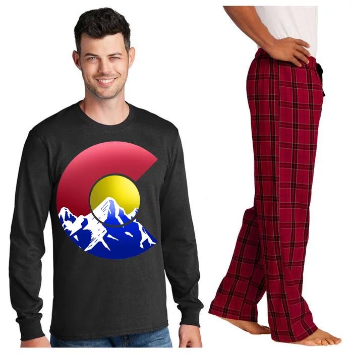 Colorado Mountains Long Sleeve Pajama Set