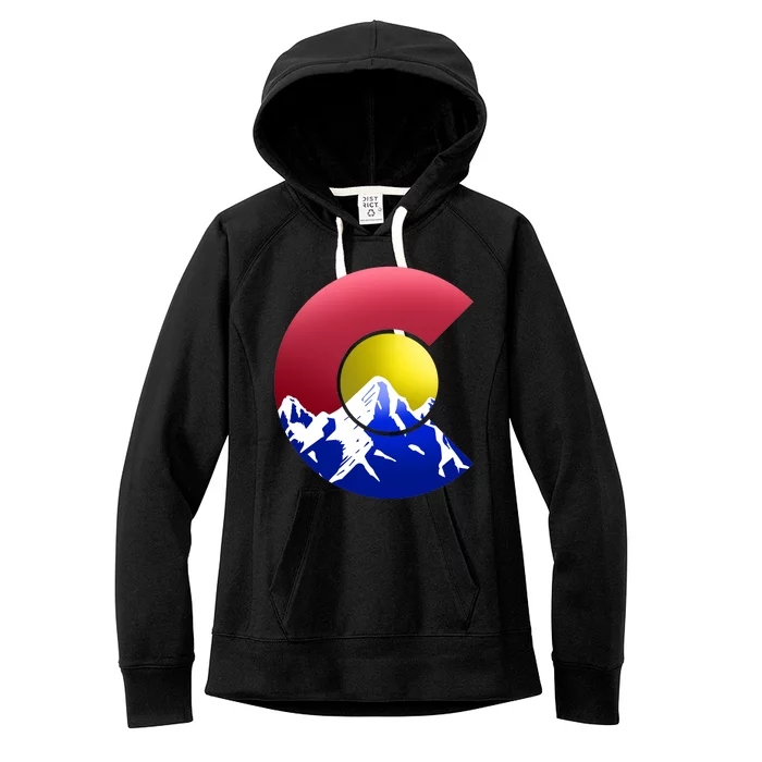 Colorado Mountains Women's Fleece Hoodie