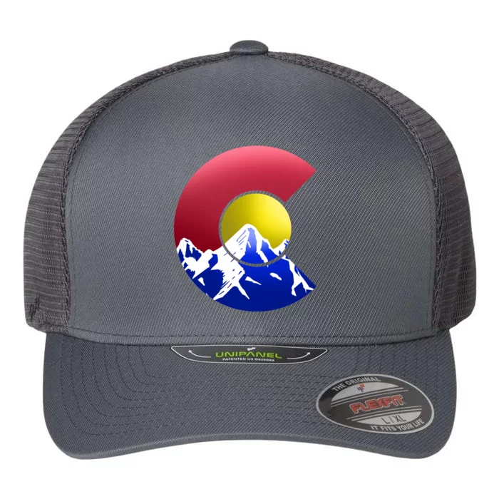 Colorado Mountains Flexfit Unipanel Trucker Cap