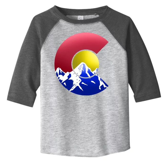 Colorado Mountains Toddler Fine Jersey T-Shirt