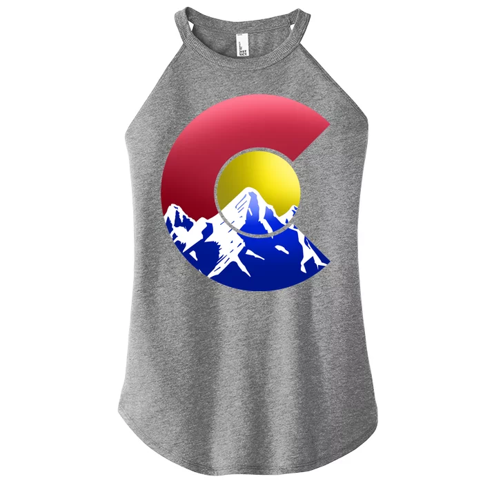 Colorado Mountains Women’s Perfect Tri Rocker Tank