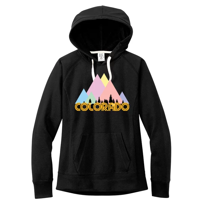 Colorado Mountains Logo Women's Fleece Hoodie