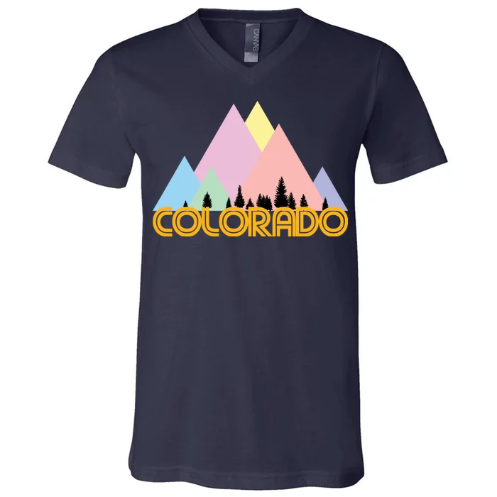 Colorado Mountains Logo V-Neck T-Shirt