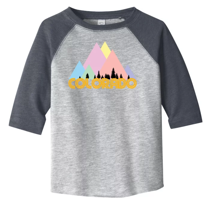 Colorado Mountains Logo Toddler Fine Jersey T-Shirt