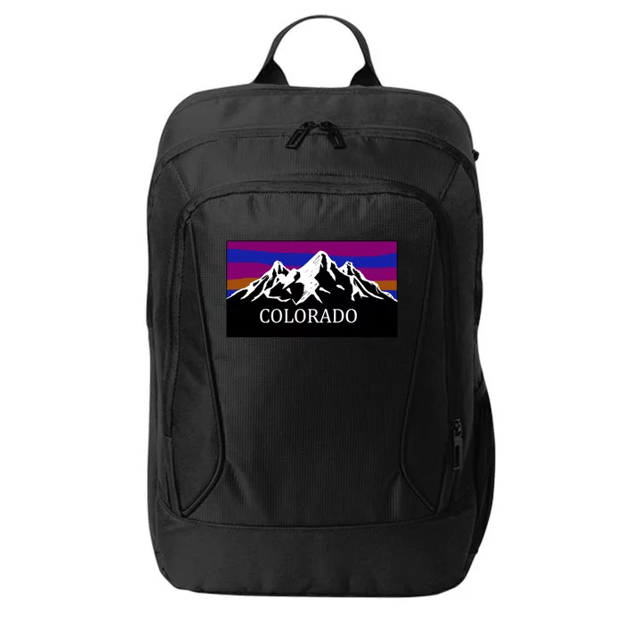 Colorado Mountains Outdoor Flag MCMA City Backpack