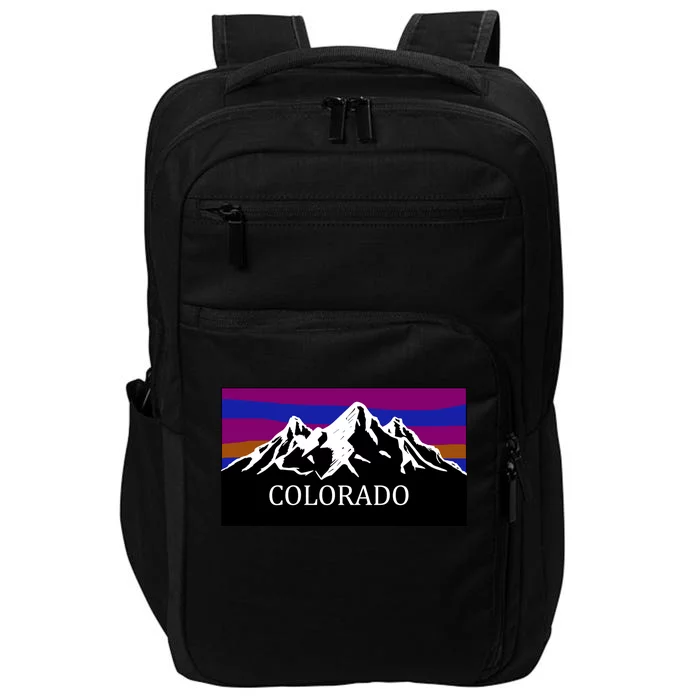 Colorado Mountains Outdoor Flag MCMA Impact Tech Backpack