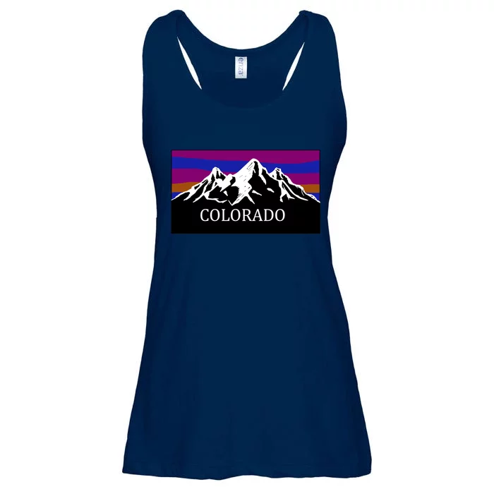 Colorado Mountains Outdoor Flag MCMA Ladies Essential Flowy Tank