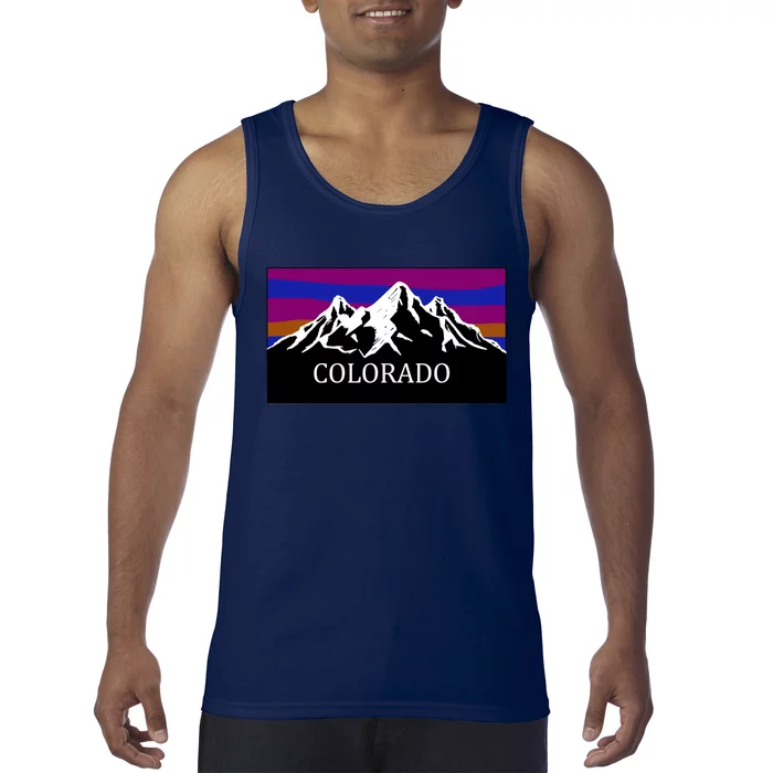 Colorado Mountains Outdoor Flag MCMA Tank Top