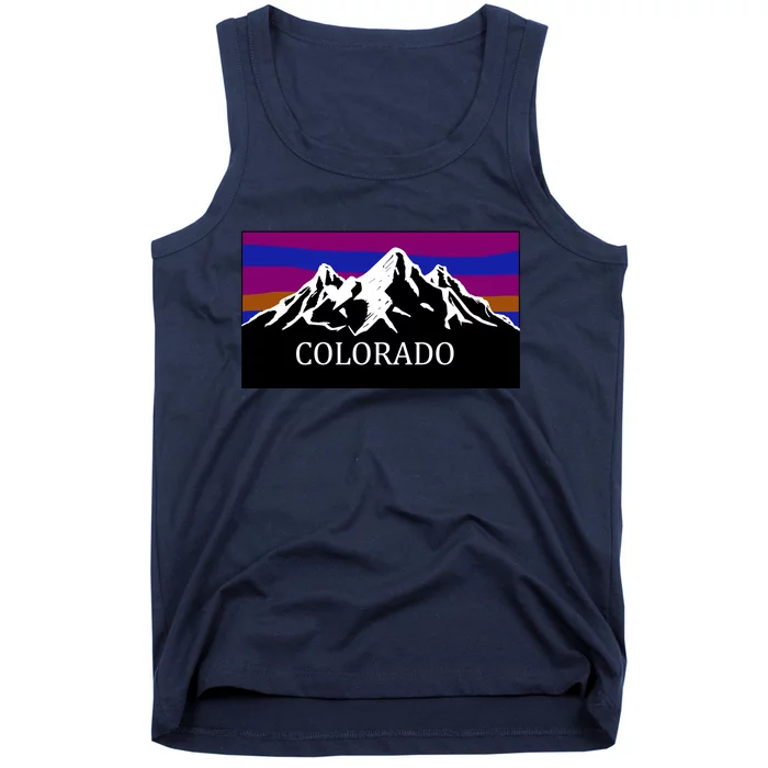 Colorado Mountains Outdoor Flag MCMA Tank Top