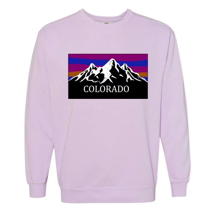 Colorado Mountains Outdoor Flag MCMA Garment-Dyed Sweatshirt