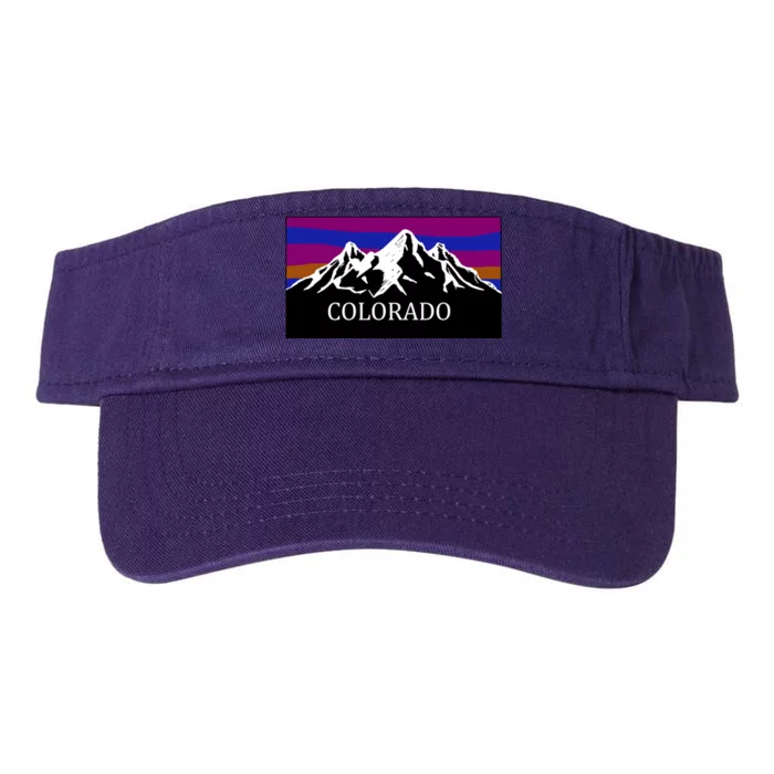 Colorado Mountains Outdoor Flag MCMA Valucap Bio-Washed Visor