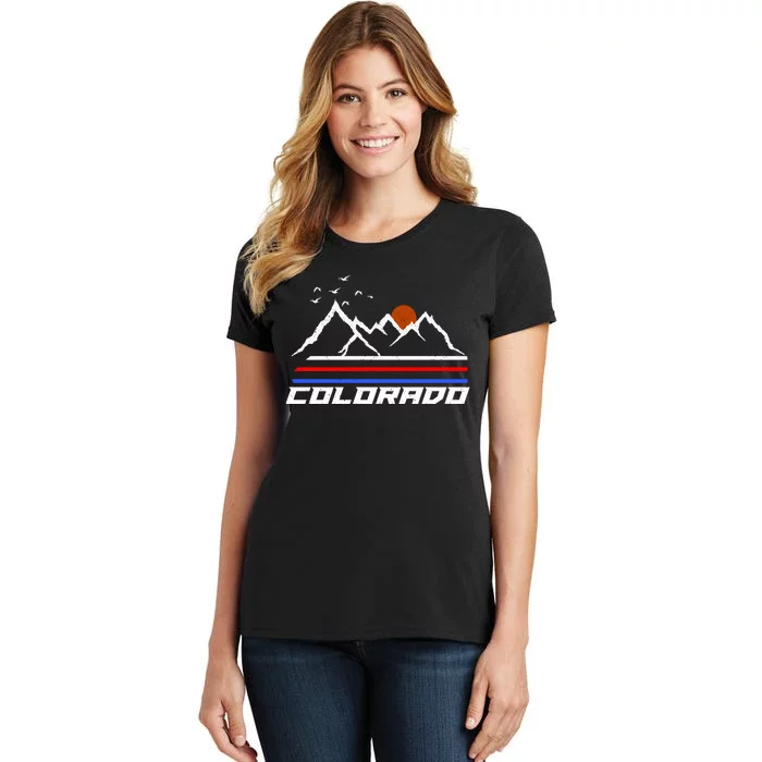 Colorado Mountains Retro Vintage Women's T-Shirt