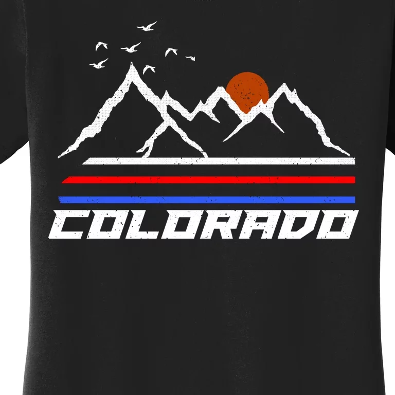 Colorado Mountains Retro Vintage Women's T-Shirt