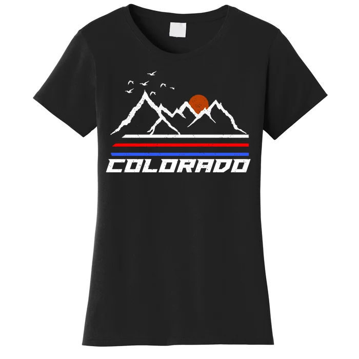 Colorado Mountains Retro Vintage Women's T-Shirt