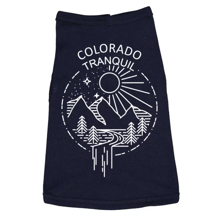 Colorado Tranquil Mountains Doggie Tank