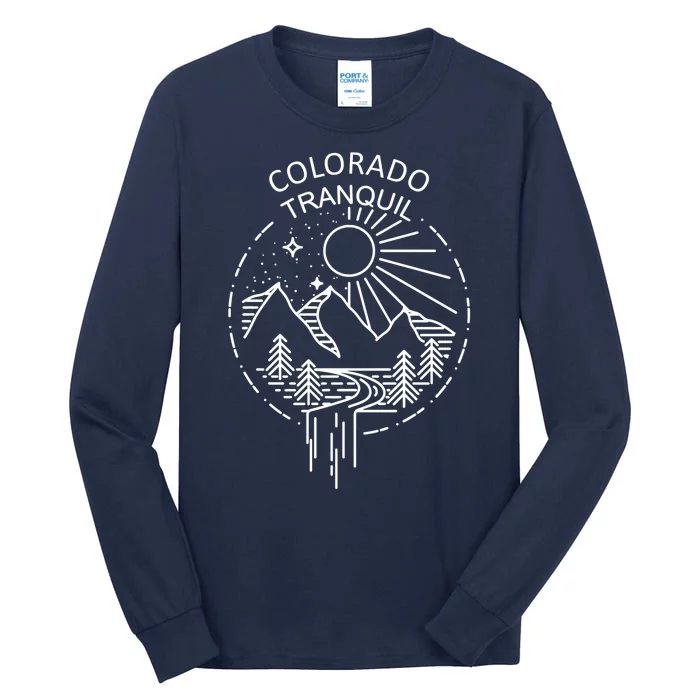 Colorado Tranquil Mountains Tall Long Sleeve T-Shirt