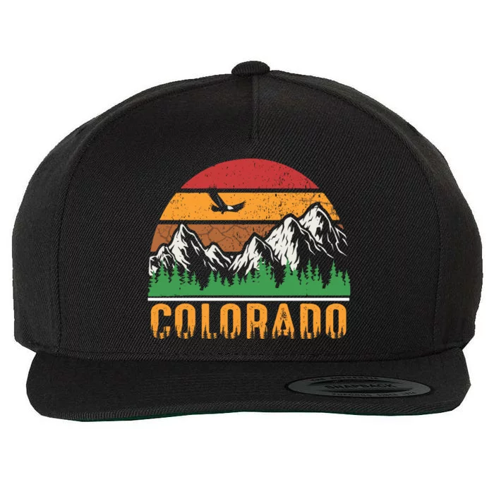 Colorado Vintage Logo Wool Snapback Cap