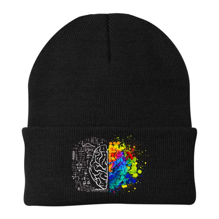 Colorful Art and Science Of The Brain Knit Cap Winter Beanie