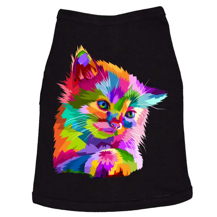 Colorful Atyle Cat Head Pop Doggie Tank