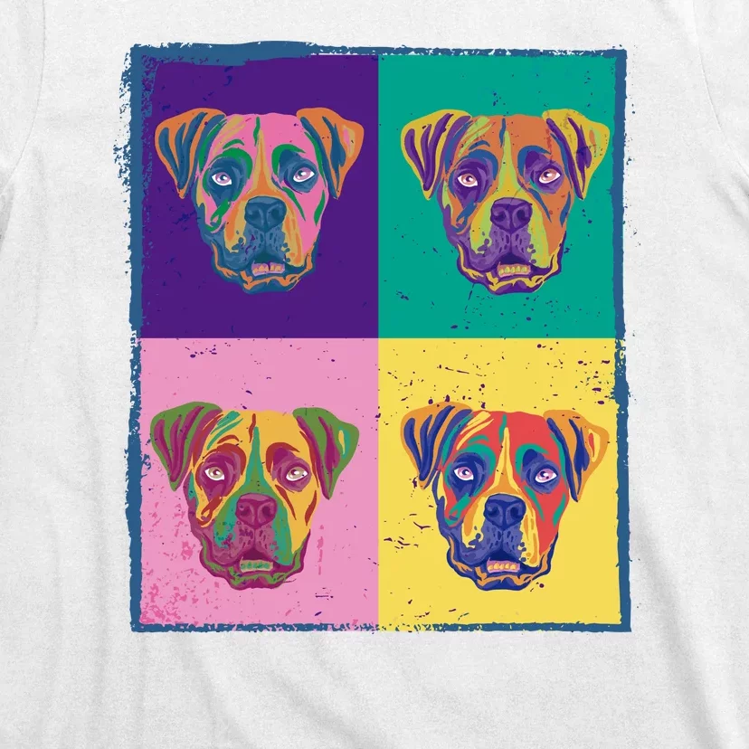 Colorful Boxer Dogs T-Shirt