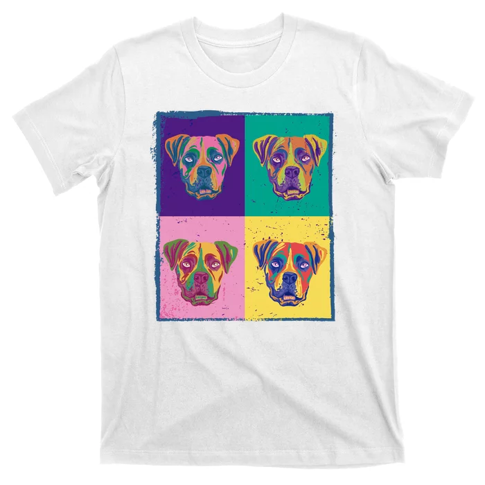 Colorful Boxer Dogs T-Shirt