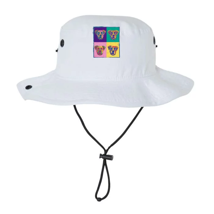 Colorful Boxer Dogs Legacy Cool Fit Booney Bucket Hat