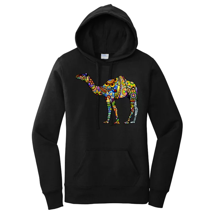 Colorful Camel Women's Pullover Hoodie