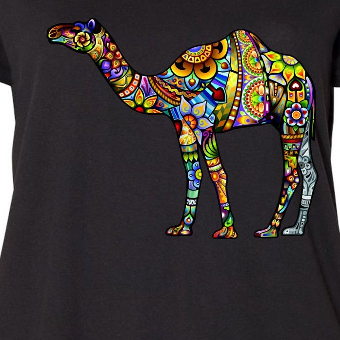 Colorful Camel Women's Plus Size T-Shirt