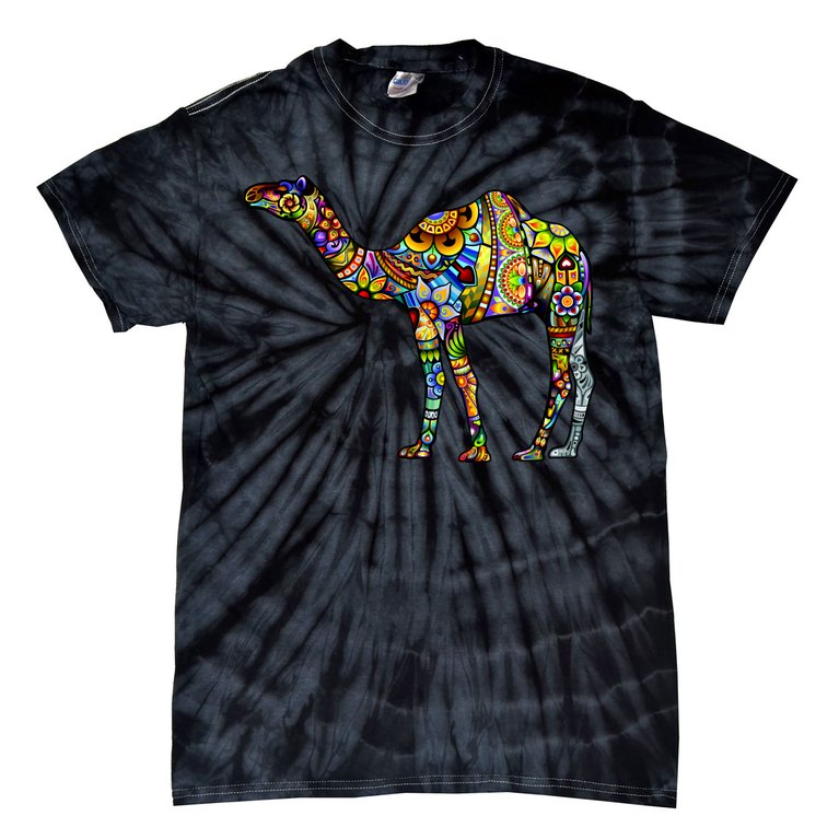 Colorful Camel Tie-Dye T-Shirt
