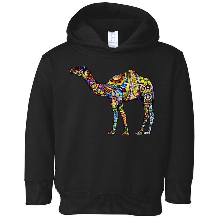 Colorful Camel Toddler Hoodie