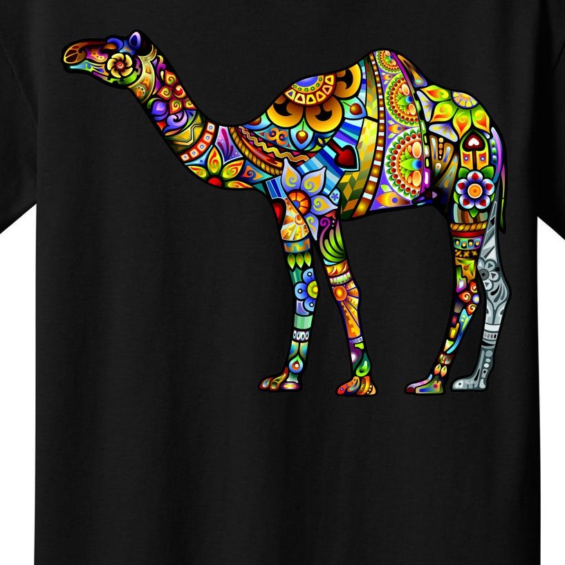 Colorful Camel Kids T-Shirt