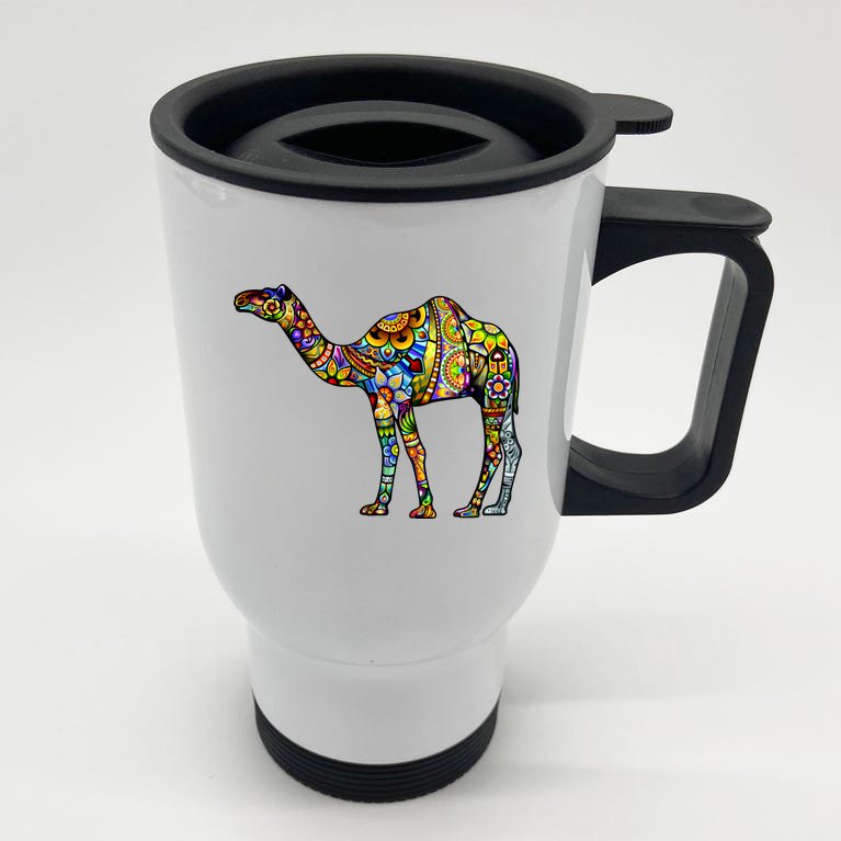 Colorful Camel Stainless Steel Travel Mug