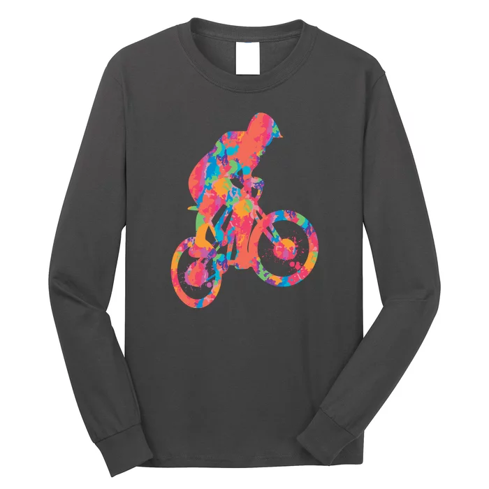 Colorful Cyclist Long Sleeve Shirt