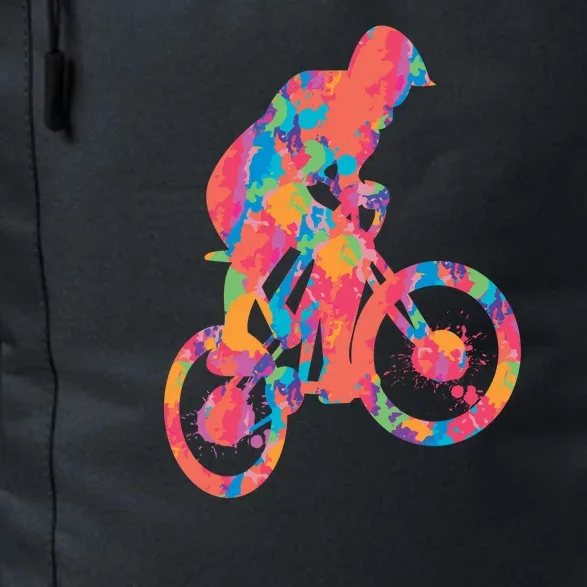 Colorful Cyclist Daily Commute Backpack