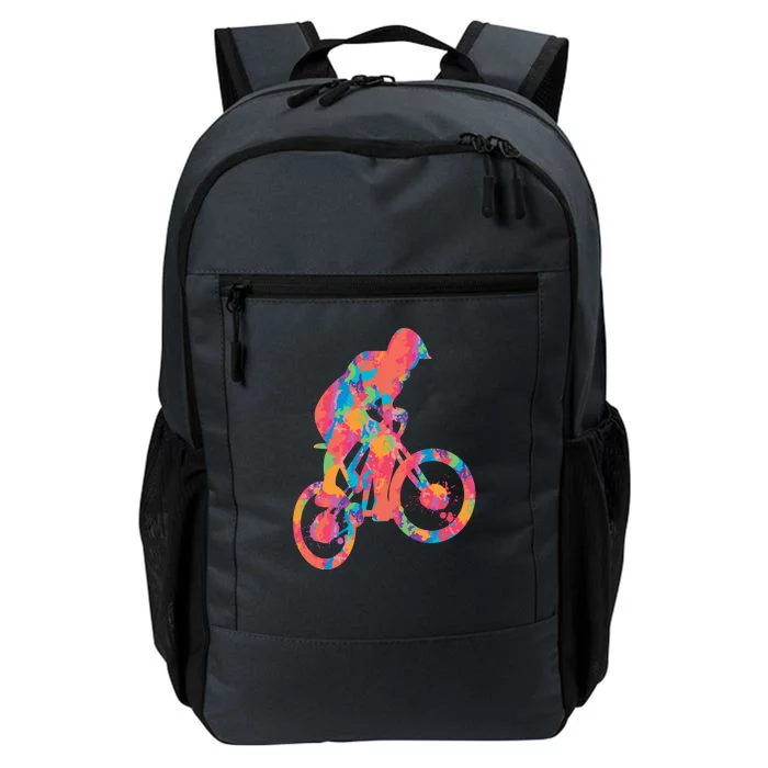 Colorful Cyclist Daily Commute Backpack