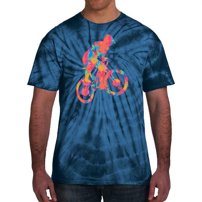 Colorful Cyclist Tie-Dye T-Shirt