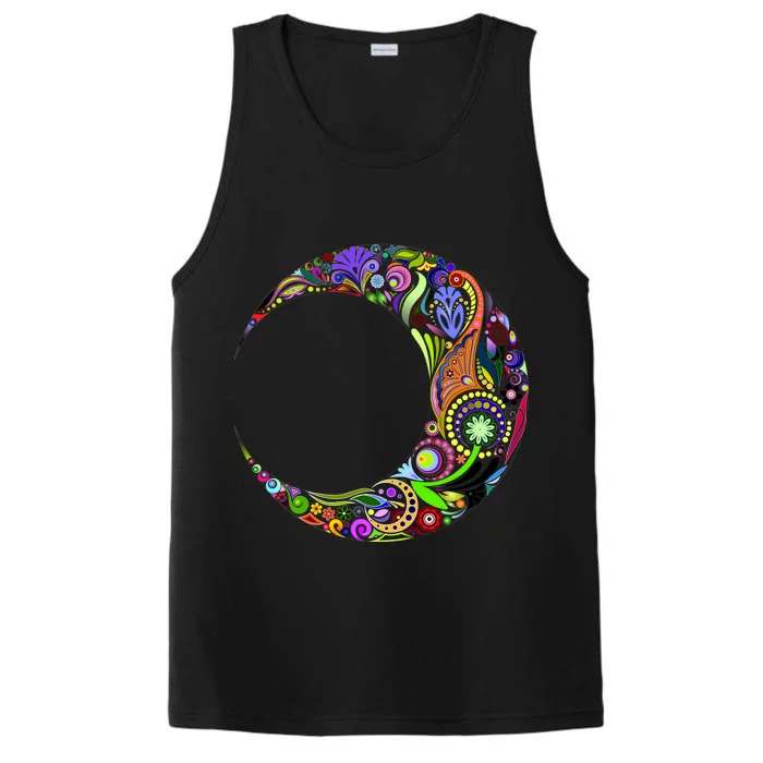 Colorful Demilune Half Moon Performance Tank