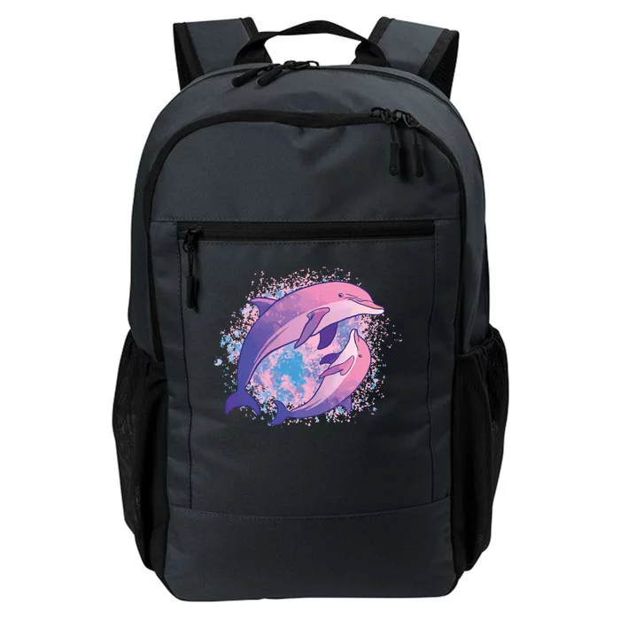 Colorful Dolphin Daily Commute Backpack