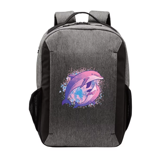 Colorful Dolphin Vector Backpack