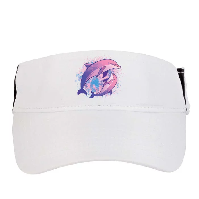 Colorful Dolphin Adult Drive Performance Visor