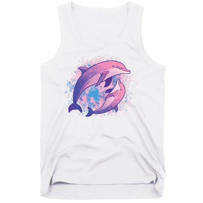 Colorful Dolphin Tank Top