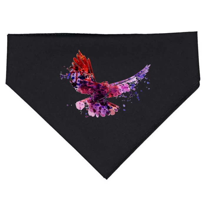 Colorful Dove USA-Made Doggie Bandana