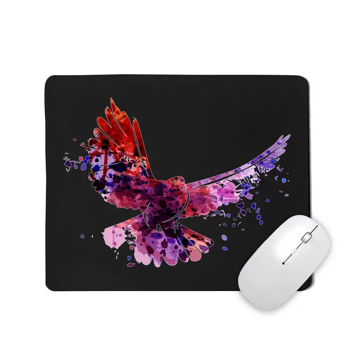 Colorful Dove Mousepad