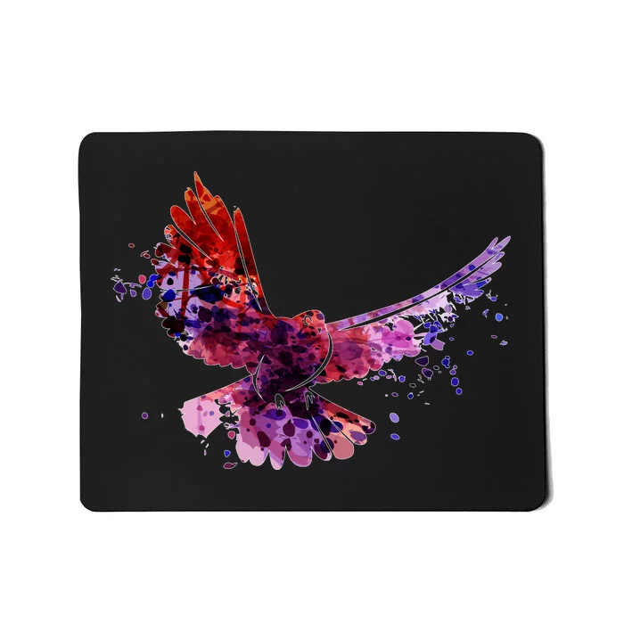 Colorful Dove Mousepad