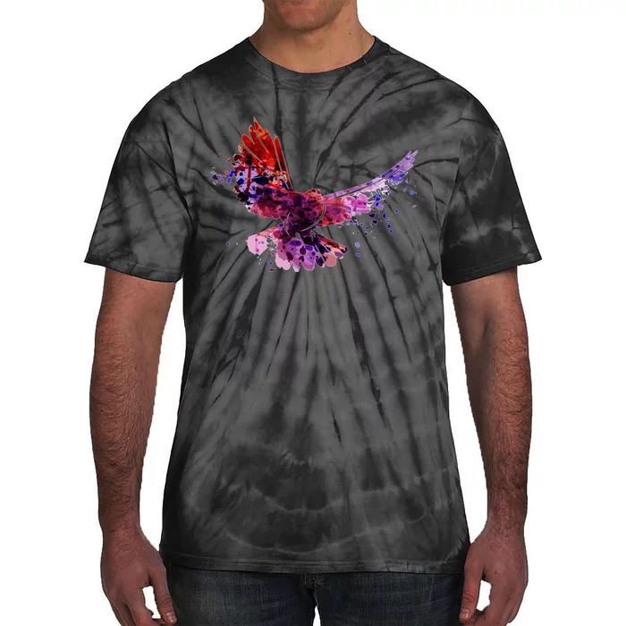 Colorful Dove Tie-Dye T-Shirt