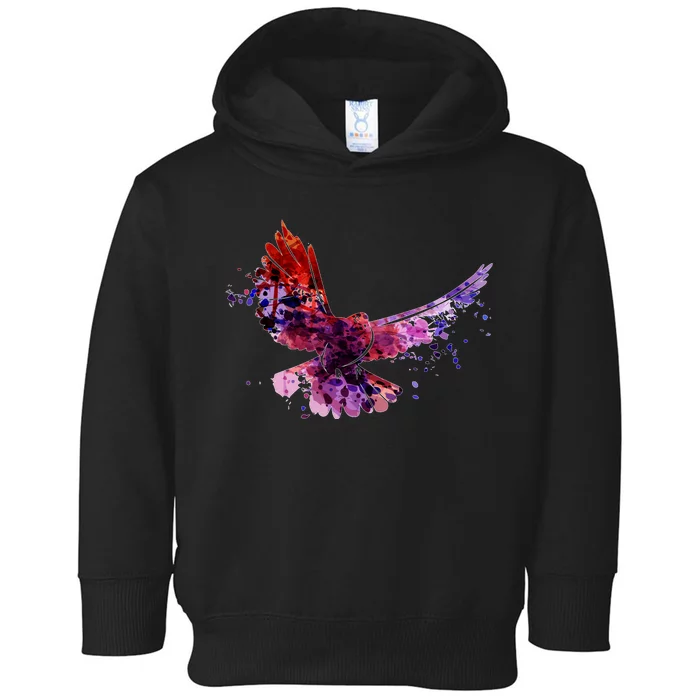 Colorful Dove Toddler Hoodie