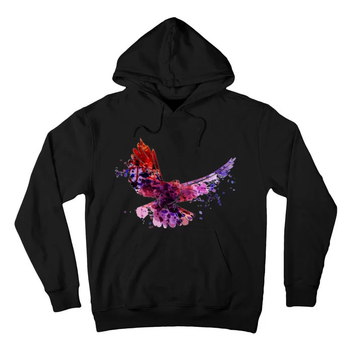 Colorful Dove Tall Hoodie