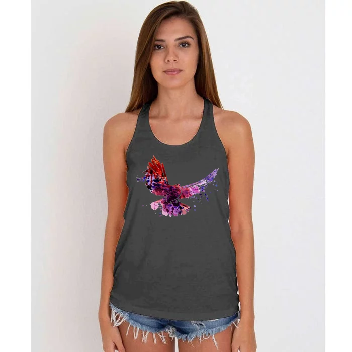 Colorful Dove Women's Knotted Racerback Tank