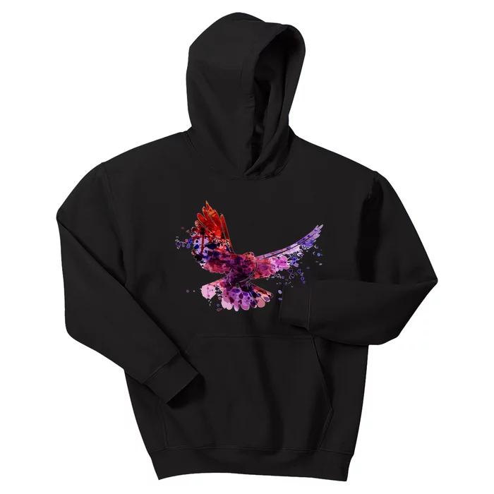 Colorful Dove Kids Hoodie